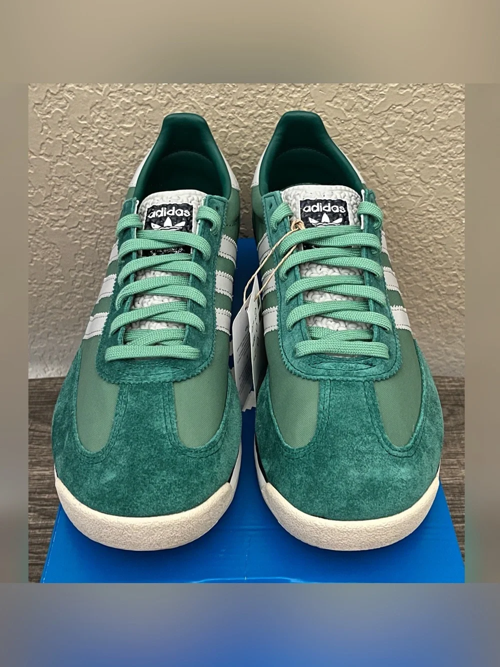 Adidas Men's Adidas SL 72 RS Green Color Size-9.5